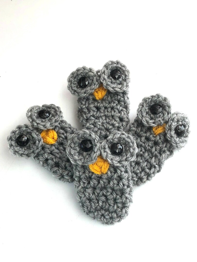 Owl Chair Socks Crochet Leg Cozy Floor Protector Covers Leg Glides Set of Four MakerPlace by Michaels